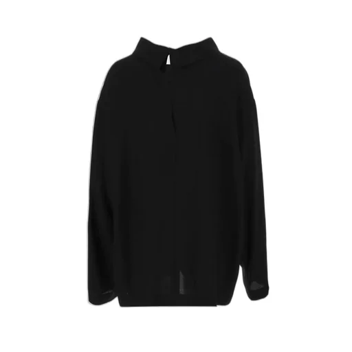High-Neck Long Sleeved Shirt