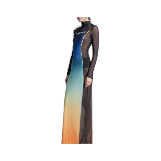 Gradient Effect Long Dress