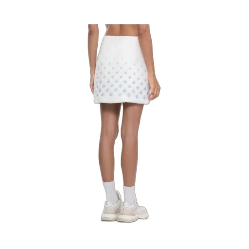 Logo Embroidered Mini Skirt