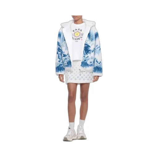 Logo Embroidered Mini Skirt