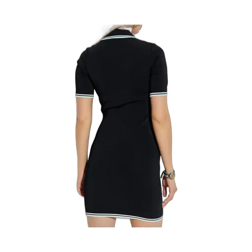 V-Neck Short-Sleeved Mini Dress