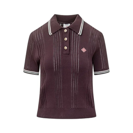 Knit Short Sleeve Polo Shirt