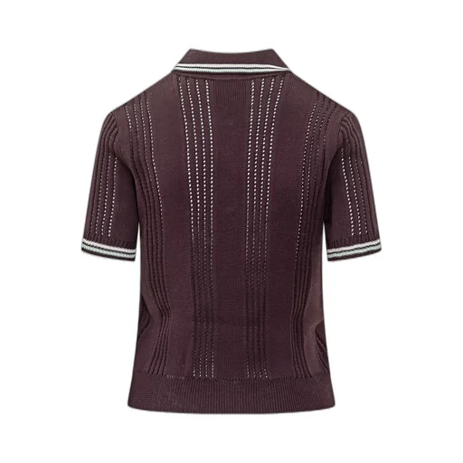 Knit Short Sleeve Polo Shirt