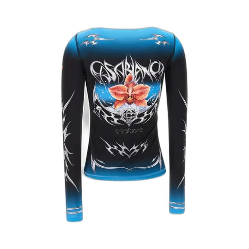 Blades Slinky Jersey Long Sleeve Top
