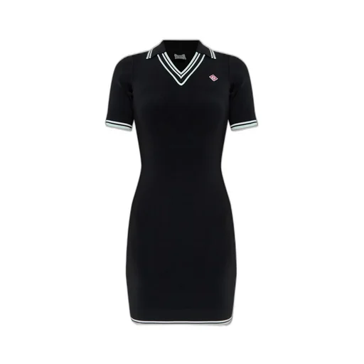 V-Neck Short-Sleeved Mini Dress