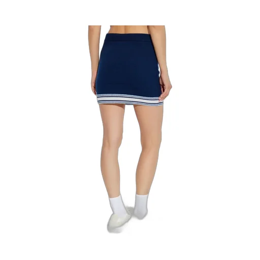 Logo Embroidered Knit Mini Skirt