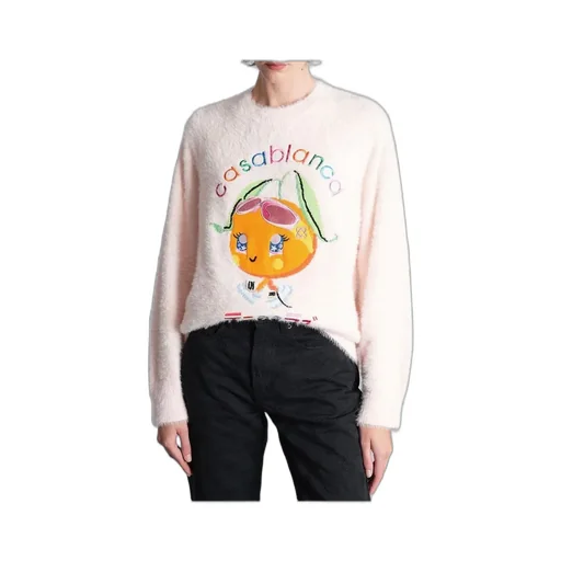 Logo-Embroidered Brushed Jumper