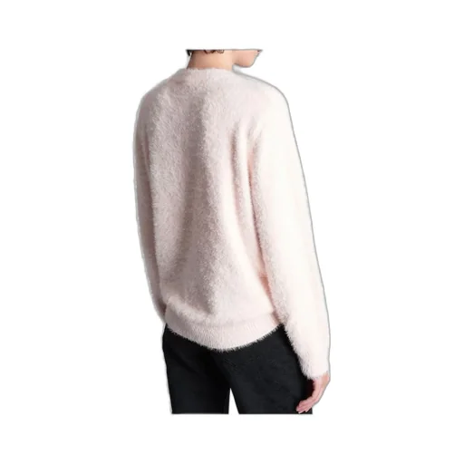 Logo-Embroidered Brushed Jumper