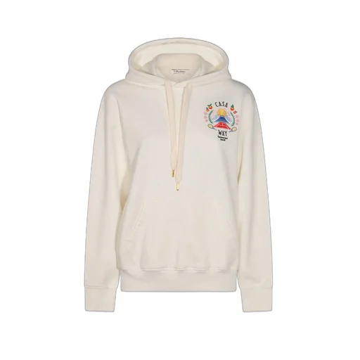 Casa Way Printed Drawstring Hoodie