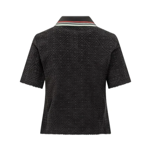 Monogram Jacquard Towelling Polo Shirt