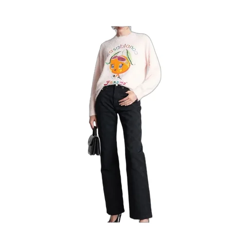 Logo-Embroidered Brushed Jumper