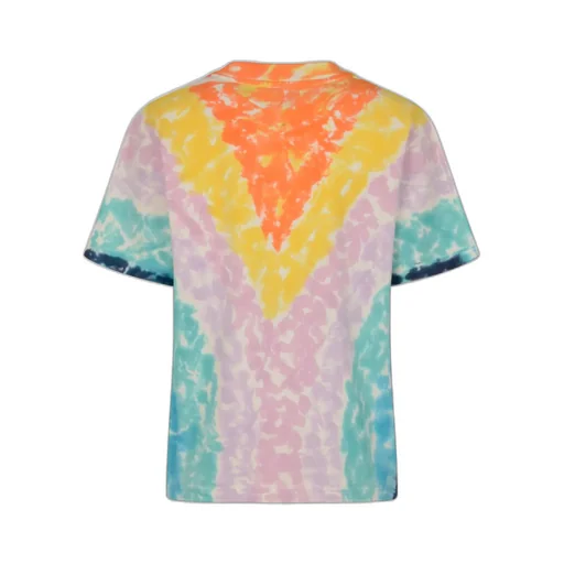 Floral Printed Tie Dye T-Shirt