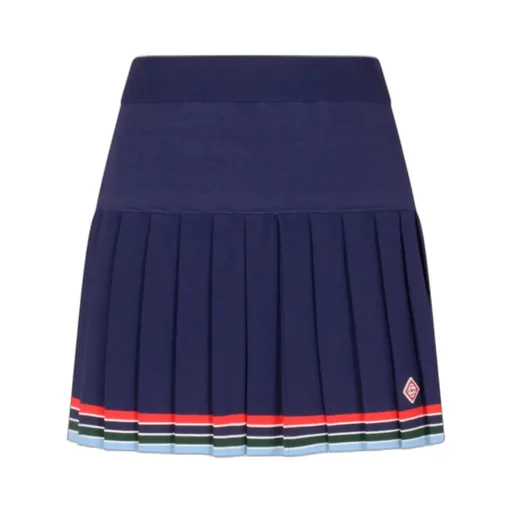Baseball Pleated Skirt
