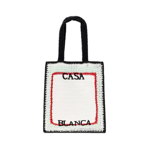 Crochet-Knit Tote Bag