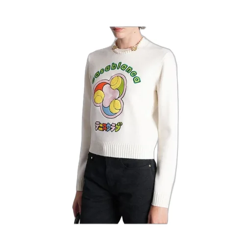 Tennis Ball Merino Knit Crewneck Jumper