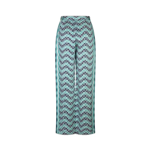 Monogram Wave Satin Trousers