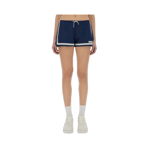 Sporty Running Drawstring Shorts