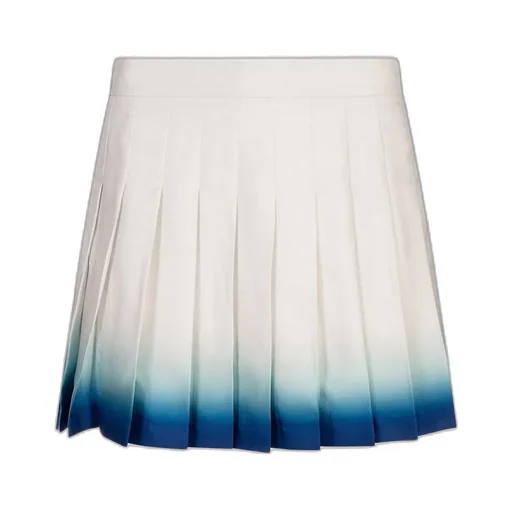 Casa Way Skate Pleated Satin Skirt