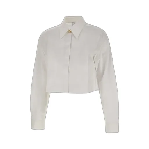 Monogram Regular Fit Cropped Shirt