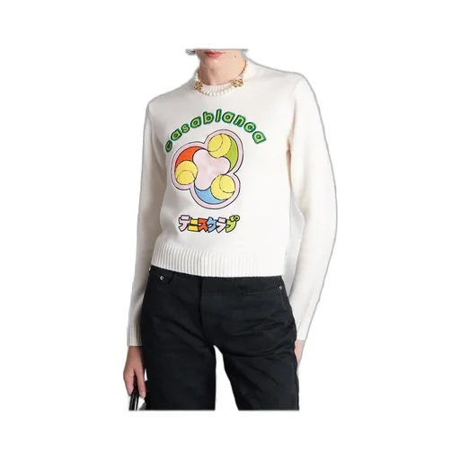 Tennis Ball Merino Knit Crewneck Jumper