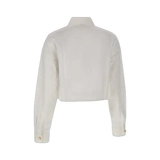 Monogram Regular Fit Cropped Shirt