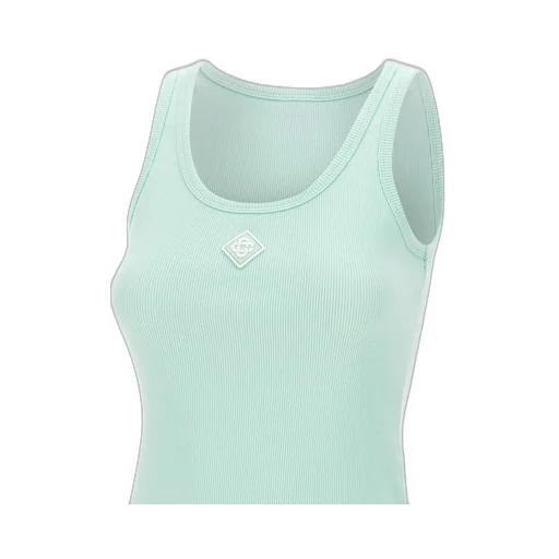 Ribbed Jersey Tank Top