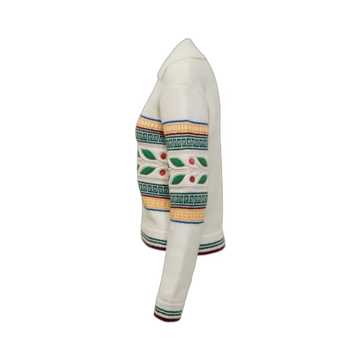 Logo Embroidered Zipped Jumper
