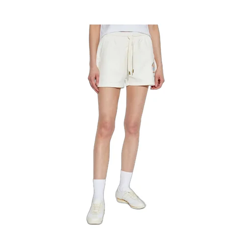 Logo Embroidered Drawstring Shorts