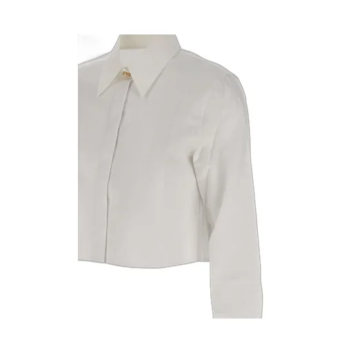 Monogram Regular Fit Cropped Shirt
