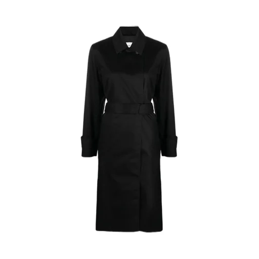 Belted Long Sleeved Trench Coat