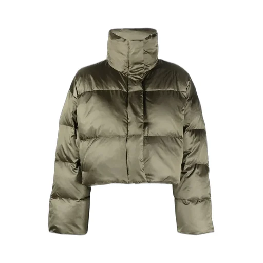 High Neck Cropped Padded Jacket