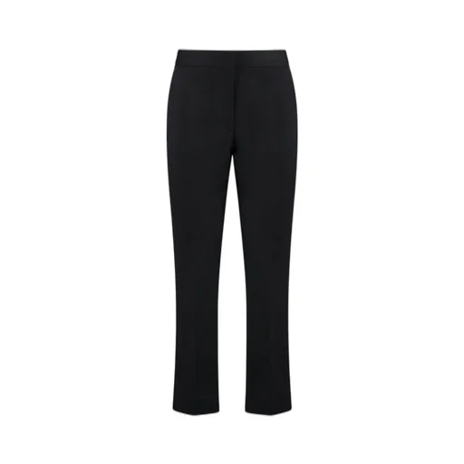 Straight Leg Gabardine Trousers