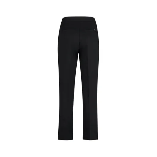 Straight Leg Gabardine Trousers