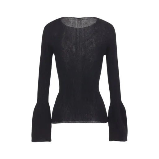 Ribbed Bell-Sleeve Knitwear