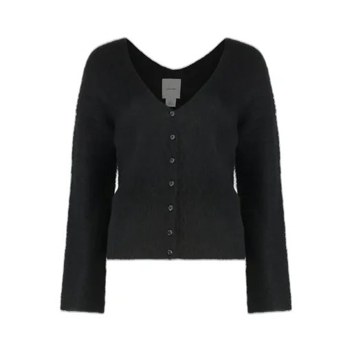 Buttoned V-Neck Cardigan