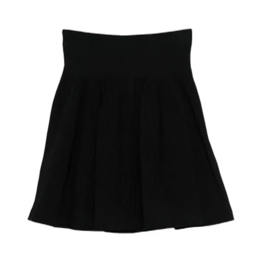 Textured Pintuck Mini Skirt