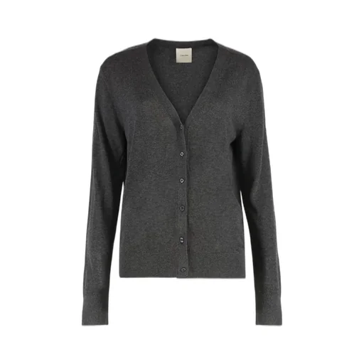Ribbed Viscose Cardigan