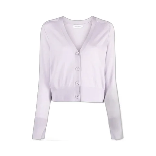 V-Neck Cropped Cardigan