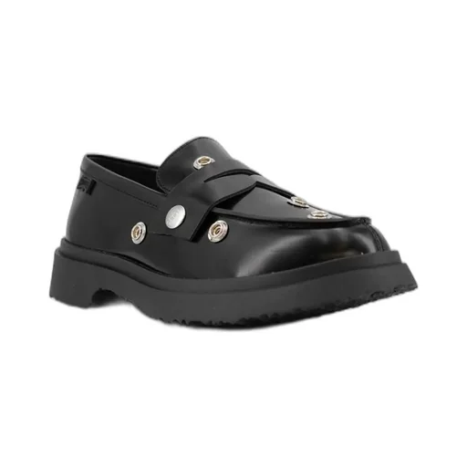 Press-Stud Detailed Slip-On Moccasins