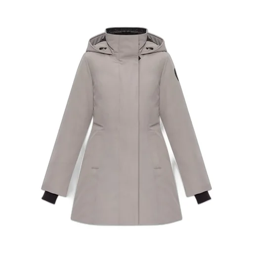 Logo Patch Hooded Jacket