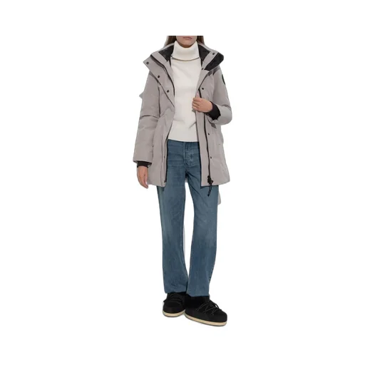 Logo Patch Hooded Jacket