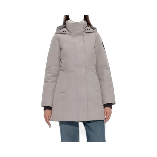 Logo Patch Hooded Jacket