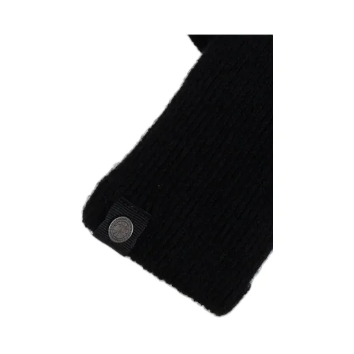 Logo-Patch Knitted Gloves