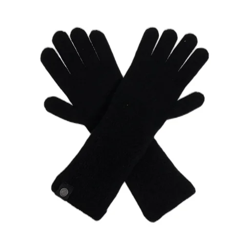Logo-Patch Knitted Gloves