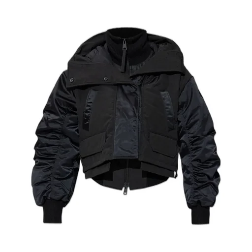 Cropped Hooded Jacket