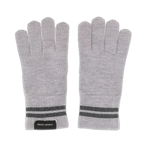 Stripe-Detailed Knitted Gloves