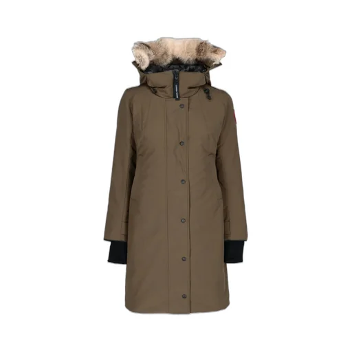 Logo Patch Long-Sleeved Coat