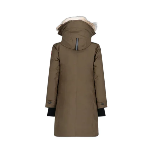 Logo Patch Long-Sleeved Coat