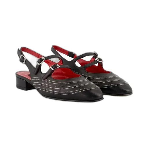 Peche Moto Slingback Mary Jane Shoes