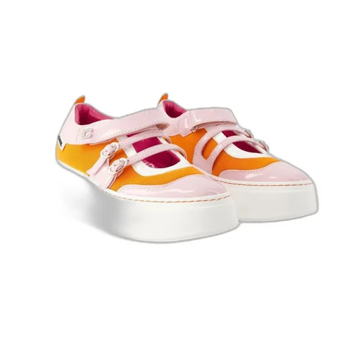 Baskina Logo Plaque Buckled Sneakers